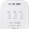 Samsung Micro USB connector naar USB-C 3-pack